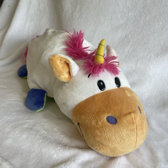 Flip A Zoo Imogen Dragon/Persephone Unicorn 2-in-1 Plush 20"‎ - Picture 6 of 9